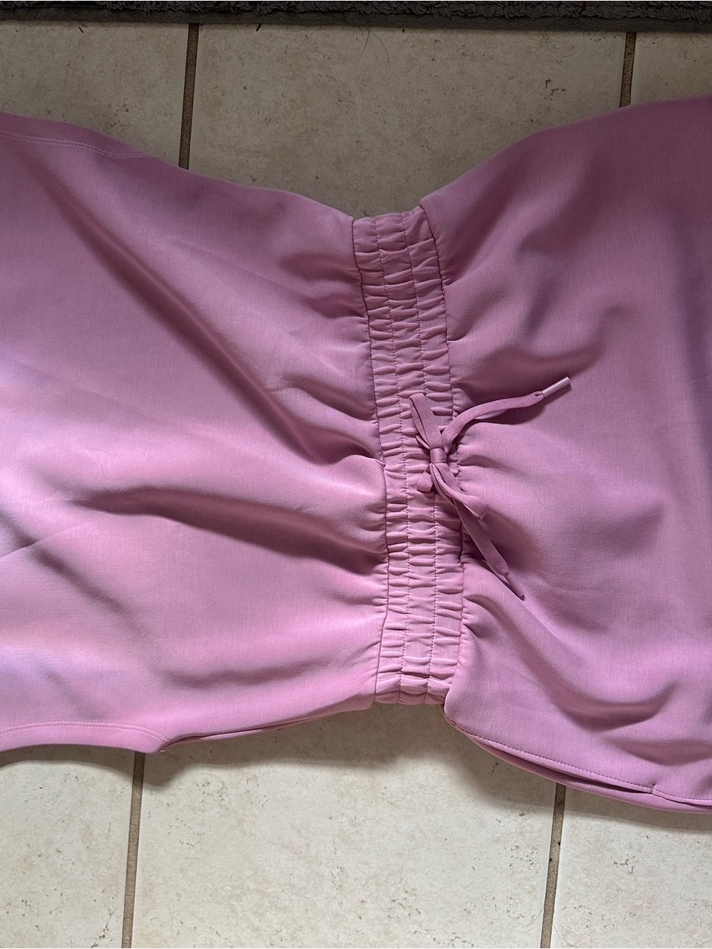 all in motion Pink Ruched Waist Dress